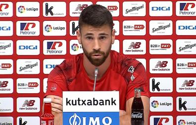 Unai Simón, en su comparecencia ante la prensa este martes