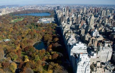 Vista general de Central Park, en Nueva York
