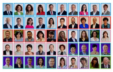 Los 50 nuevos parlamentarios de Navarra