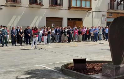 Homenaje en Sangüesa a Julián Embid y Bonifacio Martín, asesinados por ETA