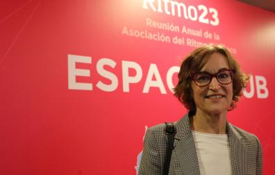 Nuria Basterra, jefa de la Unidad de Arritmias del HUN, en el congreso de la Asociación del Ritmo Cardíaco