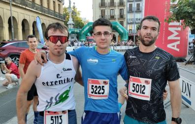 Ganadores de la prueba 'La Alpargata' de La Media de San Fermín 2023.