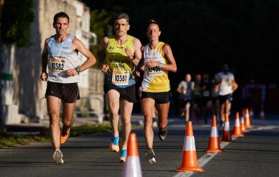 Fabrice Elduayen, Fernando Ruiz y Ana Llorens, en las primeras posiciones