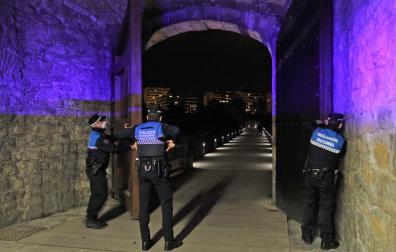 Agentes de la Policía Municipal de Pamplona