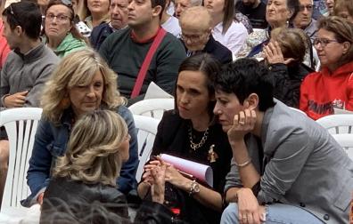 Cristina Ibarrola, María Caballero, María Echávarri y Elma Saiz, en el concierto presanferminero