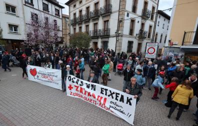 Imagen de una de las concentraciones organizadas a principios de año en demanda de un servicio de Pediatría