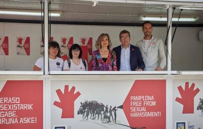 Apertura de la caseta contra las agresiones sexistas