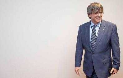Carles Puigdemont, este miércoles en el Parlamento Europeo