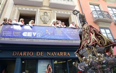 Imágenes de la procesión de San Fermín 2023