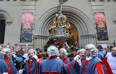 Imágenes de la procesión de San Fermín 2023