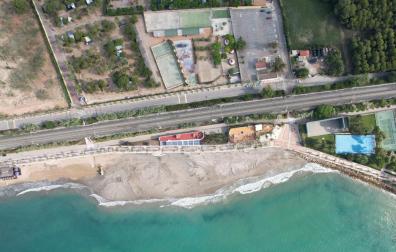 La playa Llarga de Roda de Berà