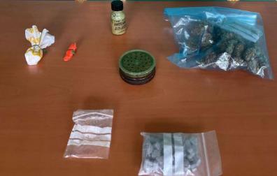 Droga incautada por la Guardia Civil en Oricáin