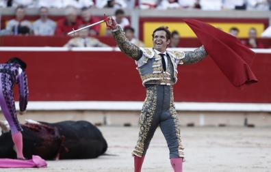 'El Juli', tras matar al quinto toro de la tarde