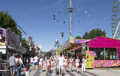 Barracas, en los Sanfermines 2023.