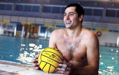 Alberto Munárriz, en una imagen tomada en el Club Natación Barceloneta, en 2021