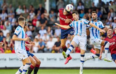 Real Sociedad - Osasuna, partido de pretemporada en Irun.