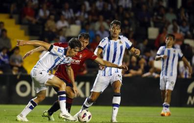 Real Sociedad - Osasuna, partido de pretemporada en Irun.