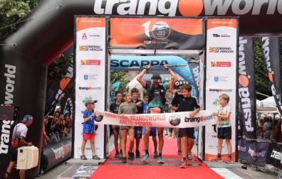 Xabier Zarranz, entrando ganador en Benasque