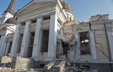 Un misil ha causado importantes daños en la catedral de la Transfiguración de Odesa