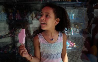 Leftam, de 9 años, su segundo verano en Pamplona