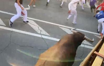Tercer encierro de las fiestas de Tudela 2023