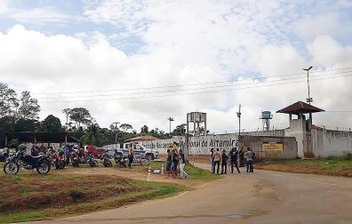 Imagen exterior de una prisión de Brasil