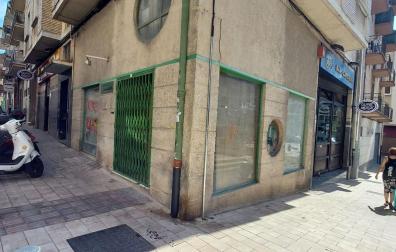 Lugar donde se ha producido el suceso en el exterior de una discoteca de la Milagrosa