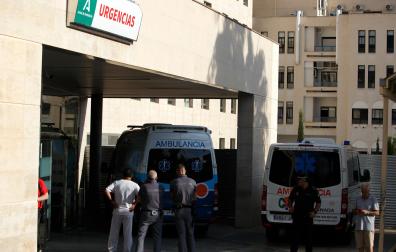 Zona de urgencias del Hospital comarcal Santa Ana de Motril donde fue ingresada Ángeles Béjar