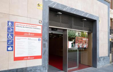 Situado en frente de Zara, desde abril este local de 278 metros es la nueva oficina de atención ciudadana (OAC) del Gobierno de Navarra