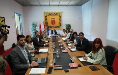 Reunión de la Mesa y Junta de Portavoces del Parlamento de Navarra