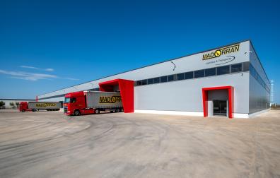 Imagen de las nuevas instalaciones de Transportes Madorran en Cintruénigo