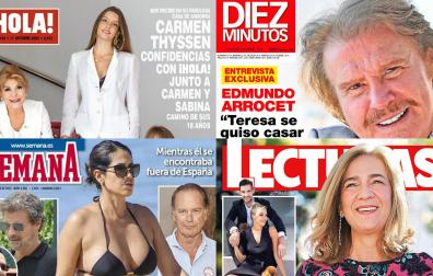 Portada de las revistas del 4 de octubre