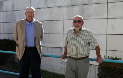 Juan Vilá Costa (izquierda) y Pedro Sobrino, accionistas de IWER que han presentado la querella y la demanda