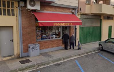 Imagen de la panadería asaltada