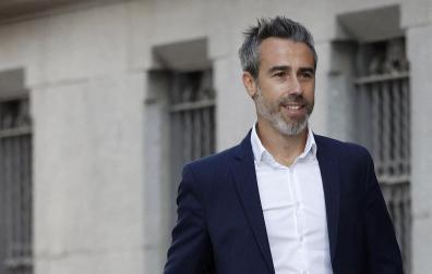 Jorge Vilda, a su llegada la Audiencia Nacional