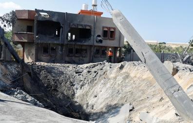 Daños causados por los bombardeos del ejército de Israel a la Franja de Gaza