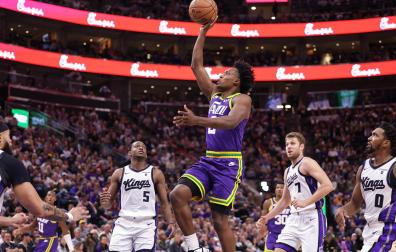 Imagen del encuentro de la NBA entre Utah Jazz y Sacramento Kings