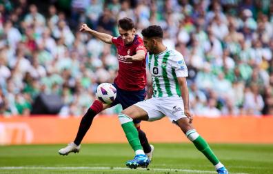 Fotos del Betis 2-1 Osasuna de la jornada 11./