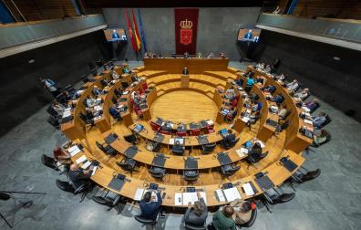 El hemiciclo del Parlamento, durante una sesión plenaria.