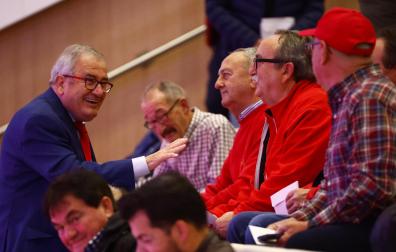 Luis Sabalza, en la asamblea de este sábado
