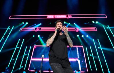 Fotos del concierto de Melendi en el Navarra Arena. /