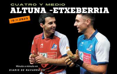 Minuto a minuto de la final del Cuatro y Medio: Altuna contra Etxeberria