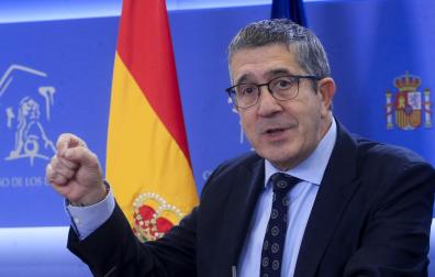 Patxi López, en rueda de prensa tras la Junta de Portavoces
