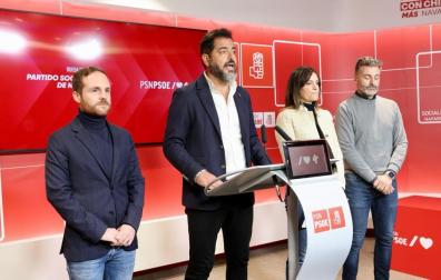 Alzórriz, durante su comparecencia para explicar la moción de censura