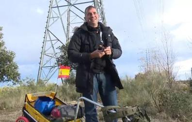 El aventurero madrileño Santiago Sánchez Cogedor