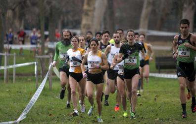Campeonato Navarro de Cross 2024 en Estella.