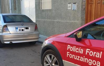 La Policía Foral ha interceptado a un conductor que conducía sin puntos, con la ITV caducada, positivo en drogas y reincidente