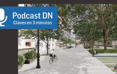 Imagen de uno de los proyectos de peatonalización del Paseo Sarasate
