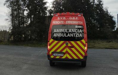 El herido ha sido trasladado a Arneguy, donde se le trasladó a una ambulancia francesa