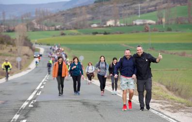 Animada caminata en la segunda Javierada del año 2023